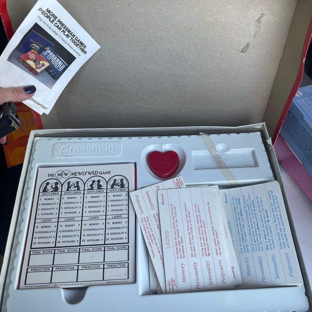 Vintage The Newlywed Board Game 1986 Replacement Pieces NO Pencils or Erasers